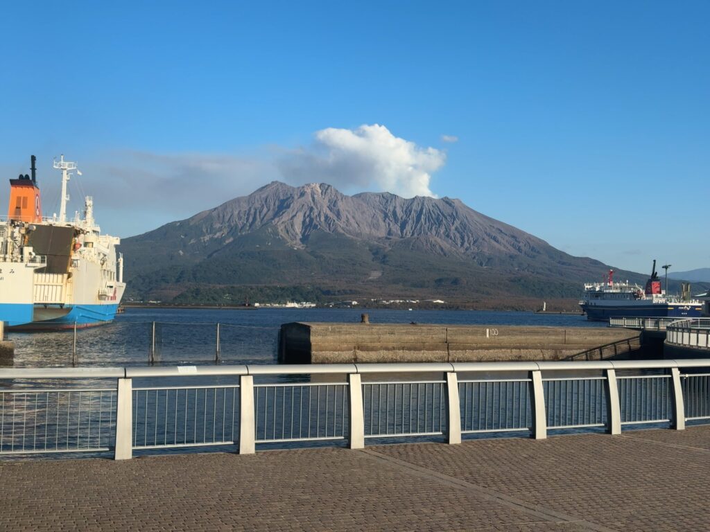 桜島の様子